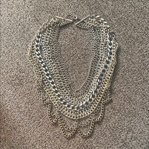 BaubleBar Layered Gold Necklace